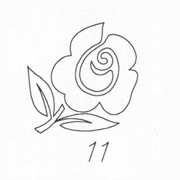 Gravur 11 Blume
