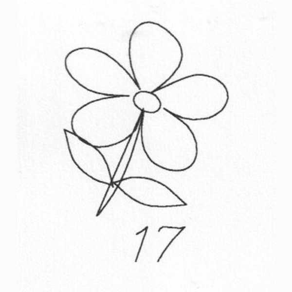 Gravur 17 Blume